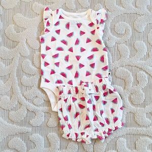 Baby Gap girl watermelon outfit NWT!